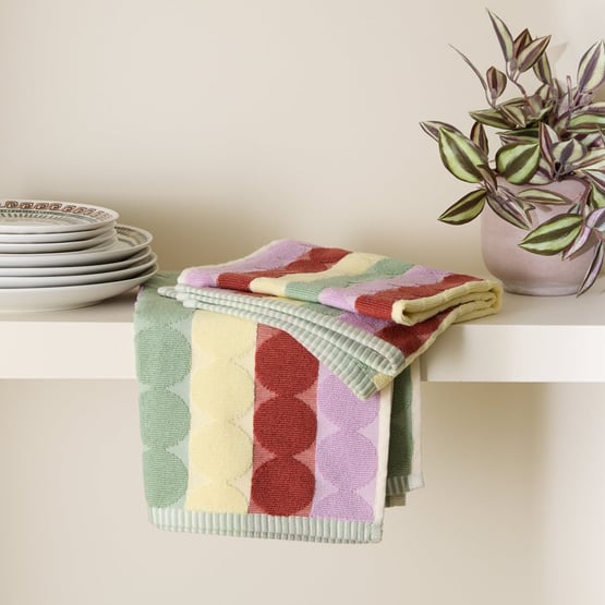 Avery Green Tea Towel Pack of 2