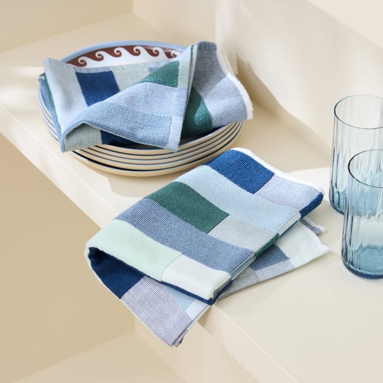 Arden Baltic Sky Tea Towel Pack of 2