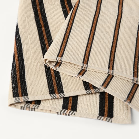 Frankie Black & Nutmeg Tea Towels Pack of 2