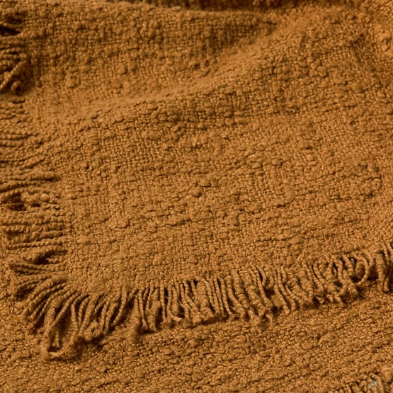 Leiden Brown Sugar Boucle Throw