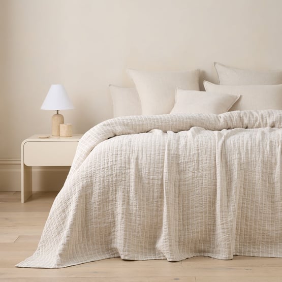 Migsa Natural & White Blanket