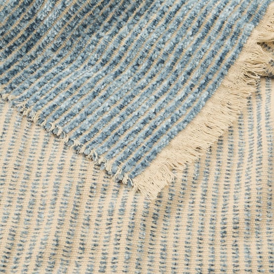 Miles Denim Chenille Throw