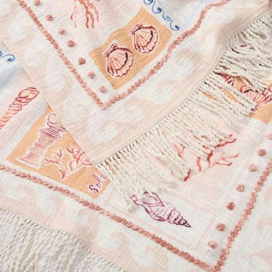 Nerida Blue Multi Postcard Throw