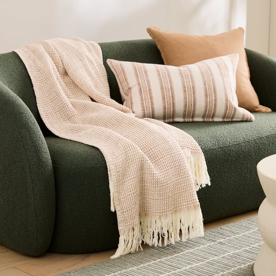 Bowie Tan Throw