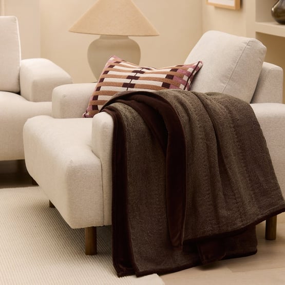Bailey Espresso Throw