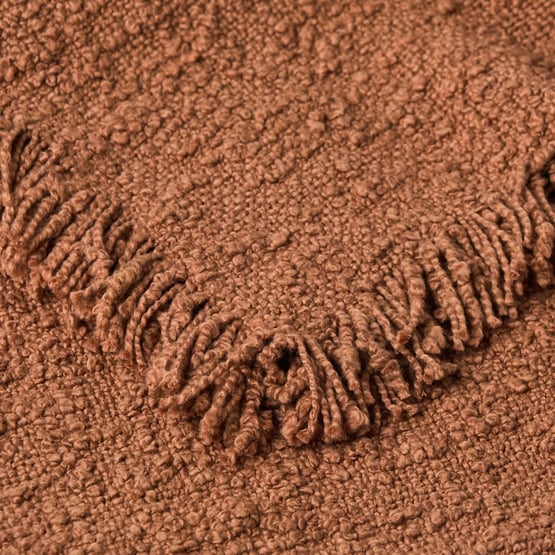 Leiden Umber Boucle Throw