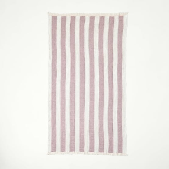 Pippa Redwood Stripe Throw