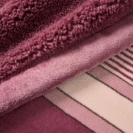 Sherpa Berry Stripe Blanket