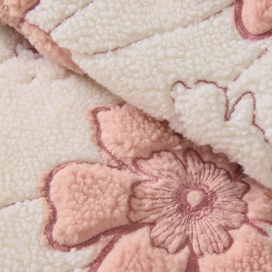Dreamer Floral Sherpa Blanket