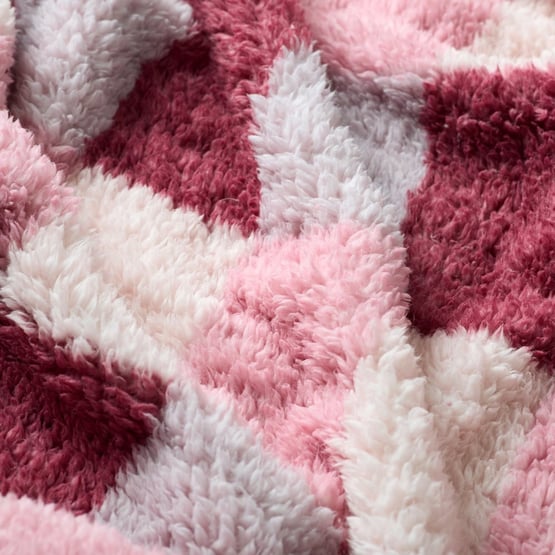 Cloud Ember Grid Throw