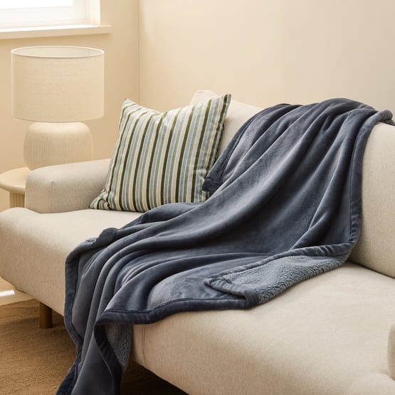 Sherpa Bluestone Throw