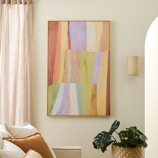 Ardara Natural & Lilac Nova Mutli-Direct Canvas