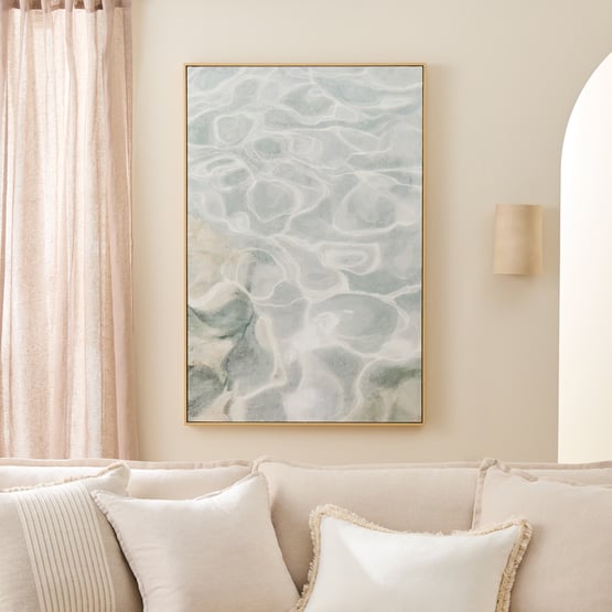 Mirage Blue Cascade Multi-Direct Canvas
