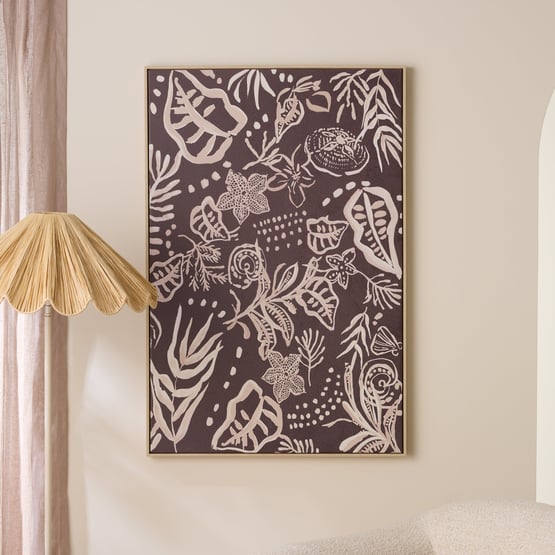 Ardara Brown Coco Portrait Canvas