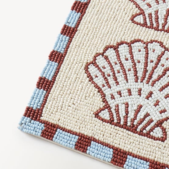 Shell Coconut Beaded Wall Art