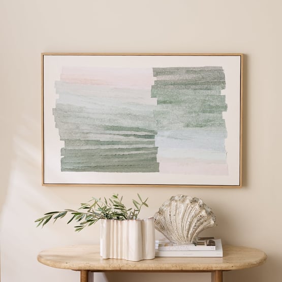 Vista Abstract Green Mutli-Direct Wall Art