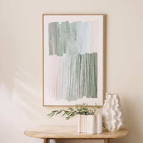 Vista Abstract Green Mutli-Direct Wall Art
