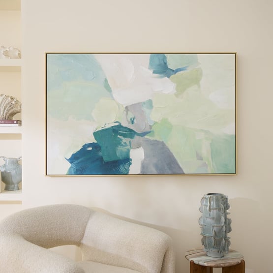 Oasis Blue & Green Isla Multi-Direct Canvas