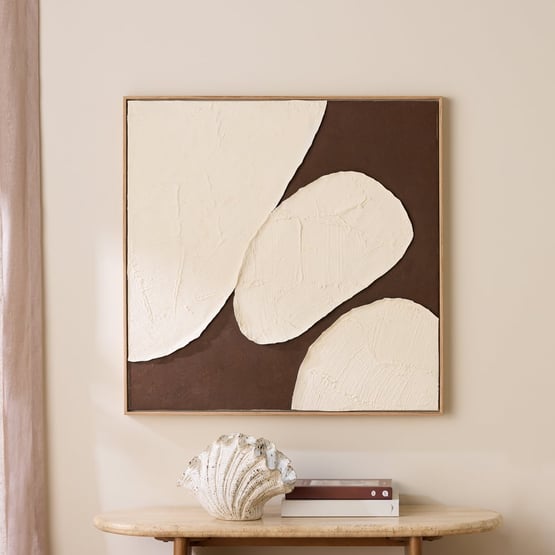 Chesil Chocolate & Natural Trio Canvas