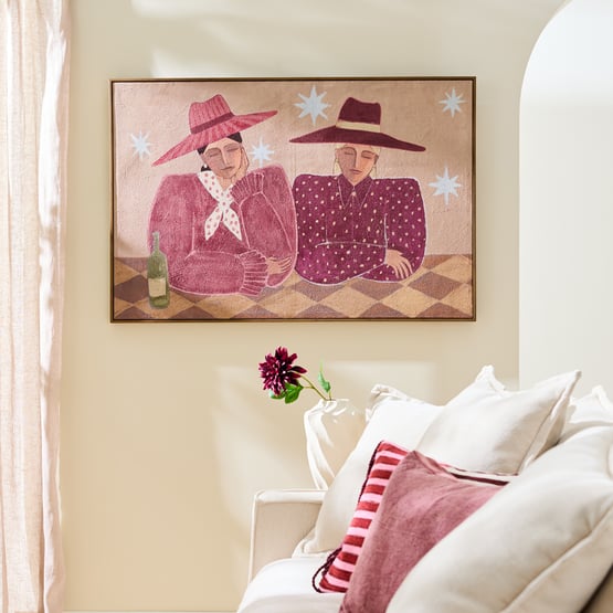 Ranch Ladies Natural & Redwood Canvas
