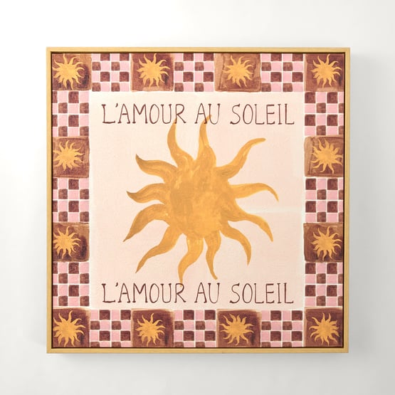 Solara Sun Pink Canvas