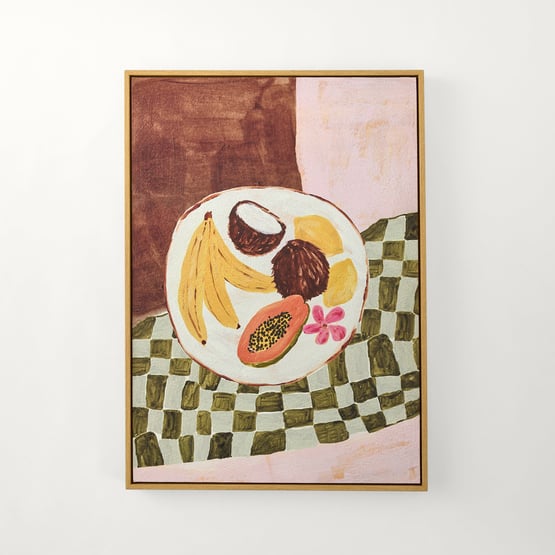 Solara Fruit Bowl Multi Canvas