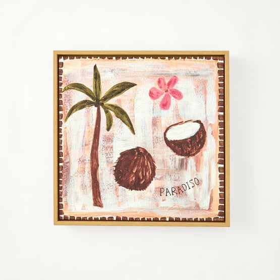 Solara Coconut Pink & Chocolate Canvas
