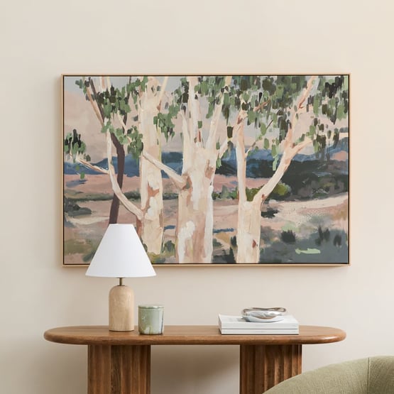 Native Gum Grove Landscape Canvas