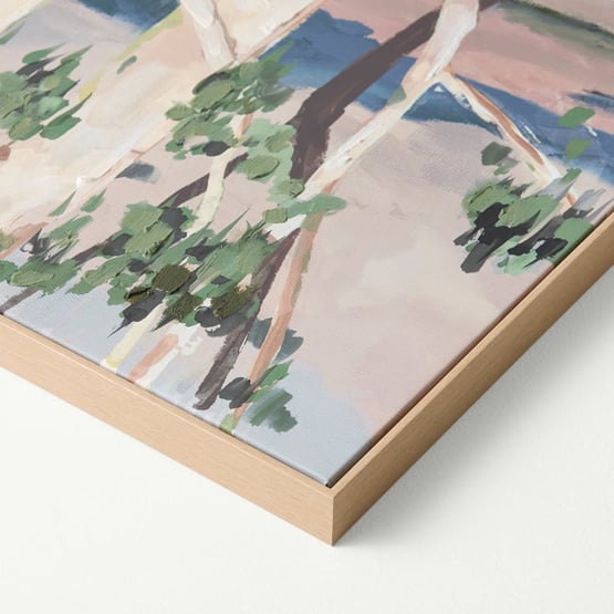 Native Gum Grove Landscape Canvas