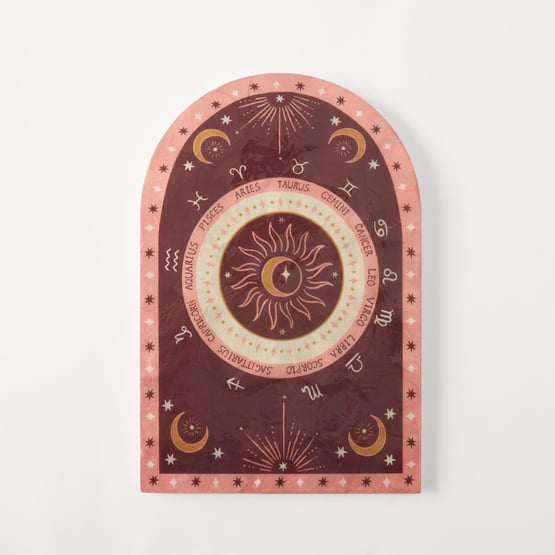 Zodiac Capiz Astrology Wall Art