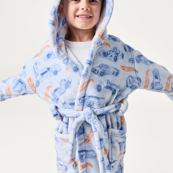 Mattel Hot Wheels Grey Dressing Gown