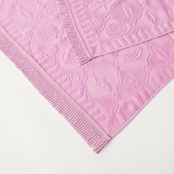 High-Low Lilac Beach Life Beach Towel
