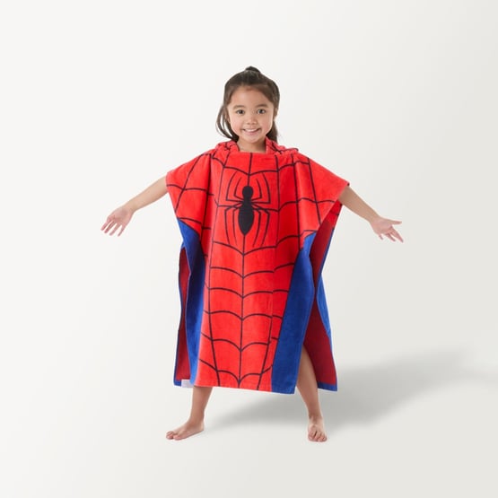 Marvel Spider-Man Red Hooded Towel
