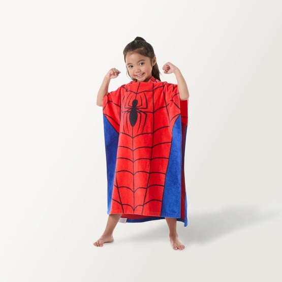 Marvel Spider-Man Red Hooded Towel