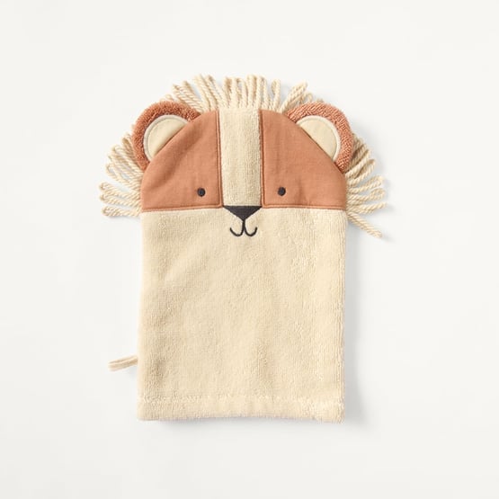 Lion Natural Nursery Wash Mitt