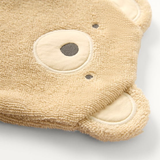 Bear Natural Nursery Wash Mitt