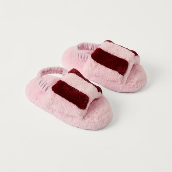 Kids Berries Stripe Slippers