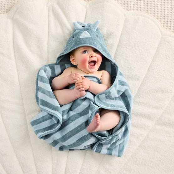 Nursery Dino Hooded Towel