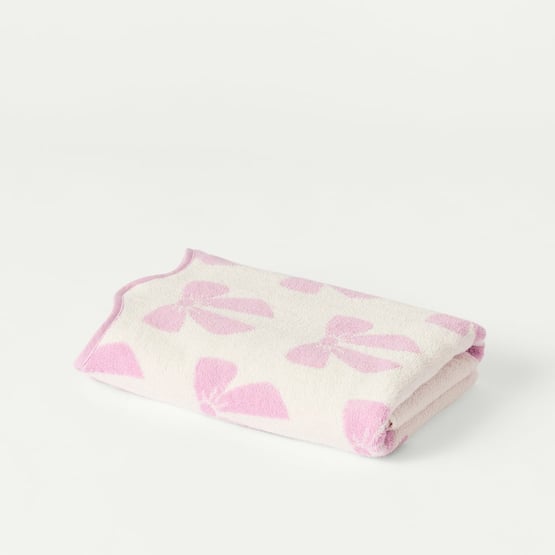 Bow Scallop Towel Range Dusty Lilac