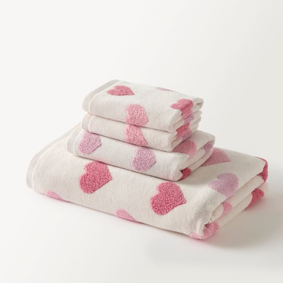Hannah Heart Multi Towel Range