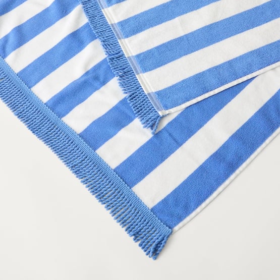 Blue Stripe Beach Towel