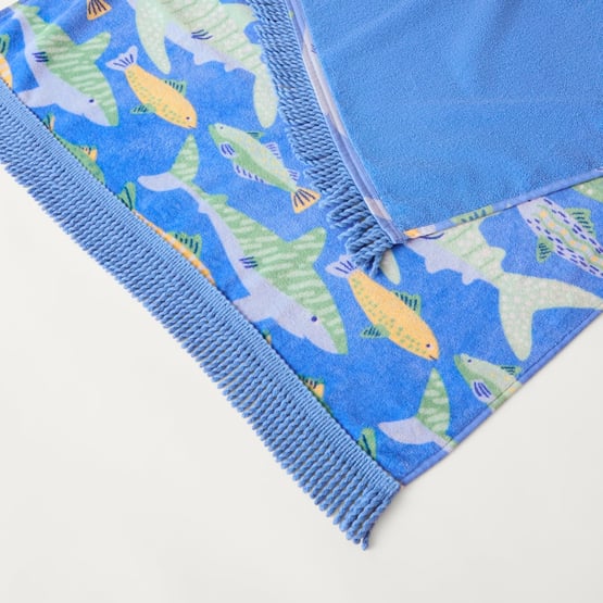 Sealife Blue Beach Towel
