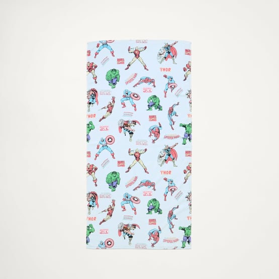 Marvel Comics Blue Beach Towel