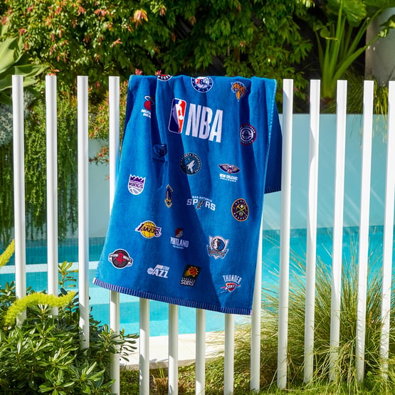 NBA Navy Beach Towel
