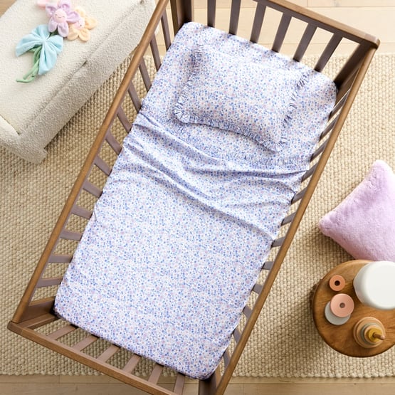 Be A Daisy Blue Cot Sheet Set