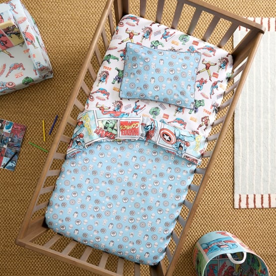 Marvel Comics Multi Cot Quilt Cover Set