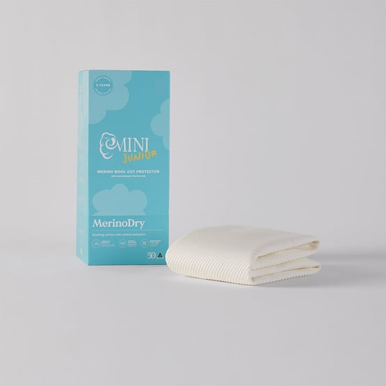 Mini Junior MerinoDry Waterproof Cot Protector