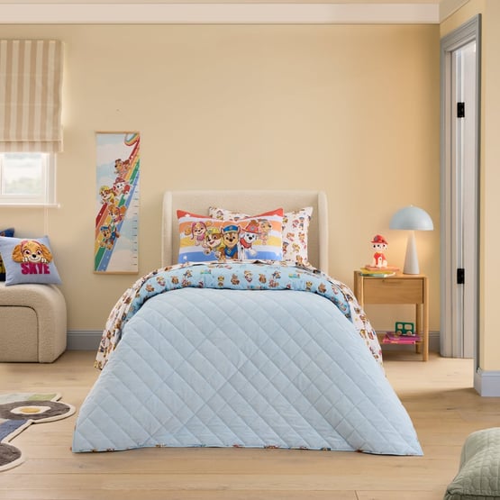 Paramount Paw Patrol Blue Coverlet