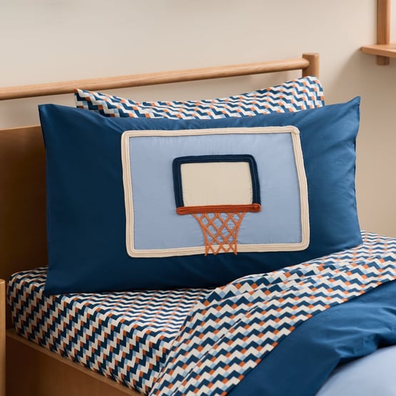 Sports Court Blue Rope Quilt Cover Set
