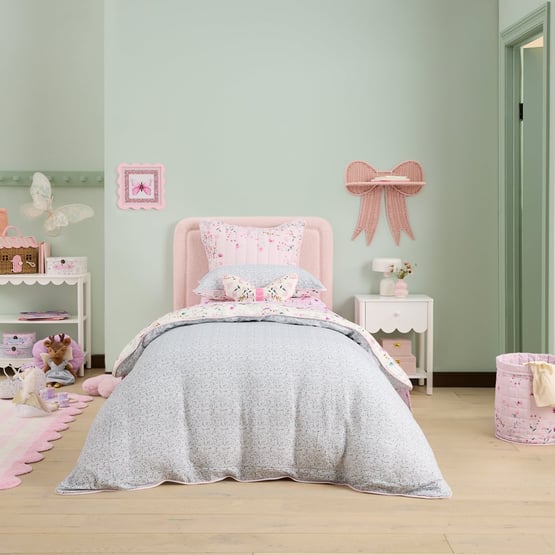 Heirloom Olivia Ivory Quilted Quilt Cover Set